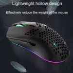 XUNSVFOX XYH90 Wired Hollow Hole Mouse RGB Illuminated Macro Programming Gaming Mouse - Image 7