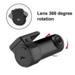 S600 1080P Wifi Dash Cam 170 Degree Wide Angle Lens Hidden Car Driving Recorder - Image 4