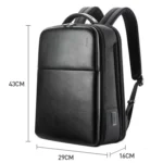 Bopai 61-18911 Large Capacity Waterproof Travel Laptop Backpack With USB+Type-C Port - Image 3