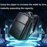 Bopai 61-18911 Large Capacity Waterproof Travel Laptop Backpack With USB+Type-C Port - Image 7