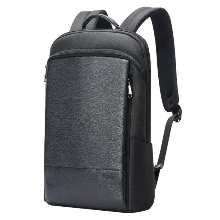 Bopai First-Layer Cowhide Business Commuter Waterproof And Lightweight Laptop Backpack