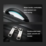 Bopai First-Layer Cowhide Business Commuter Waterproof And Lightweight Laptop Backpack - Image 11