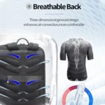 Bopai First-Layer Cowhide Business Commuter Waterproof And Lightweight Laptop Backpack - Image 8