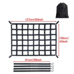 Truck Bed Cargo Net Pickup Bed Netting Strap - Image 6