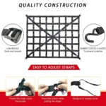 Truck Bed Cargo Net Pickup Bed Netting Strap - Image 3