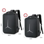 Multifunctional Waterproof Business Sports Laptop Backpack with USB Port - Image 3