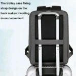 Multifunctional Waterproof Business Sports Laptop Backpack with USB Port - Image 10