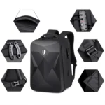 Password Lock Large Capacity Waterproof Laptop Backpack with USB Port - Image 5
