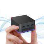 12th Alder Lake Dual Gigabit LAN+3 HDMI 4K HD Pocket Mini PC - Image 4