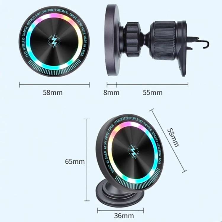 TBD06048127_B2.webp Magsafe 15W Magnetic Colorful Light Wireless Charging Mobile Phone Holder - Image 3