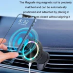 Magsafe 15W Magnetic Colorful Light Wireless Charging Mobile Phone Holder - Image 5