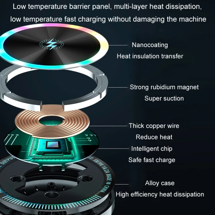TBD06048127_B5.webp Magsafe 15W Magnetic Colorful Light Wireless Charging Mobile Phone Holder - Image 6