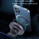 Magsafe 15W Magnetic Colorful Light Wireless Charging Mobile Phone Holder - Image 9