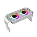 Desktop ARGB Memory Cooler PWM Temperature Control Dual Fan, For DDR / DDR2 / DDR3 / DDR4 / DDR5