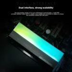 COOLMOON CM-M2A M.2 2280 Solid State Drive Cooler 5V ARGB Hard Drive Heatsink - Image 3