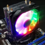 COOLMOON Frost Double Copper Tube CPU Fan Desktop PC Illuminated Silent AMD Air-Cooled Cooler - Image 11