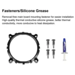 COOLMOON Frost Double Copper Tube CPU Fan Desktop PC Illuminated Silent AMD Air-Cooled Cooler - Image 7