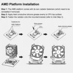COOLMOON Frost Double Copper Tube CPU Fan Desktop PC Illuminated Silent AMD Air-Cooled Cooler - Image 10