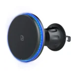 Car Magnetic Wireless Charging Cell Phone Holder With Ambient Light