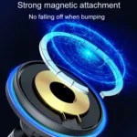 Car Magnetic Wireless Charging Cell Phone Holder With Ambient Light - Image 4