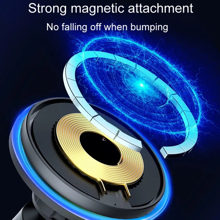 TBD06048227_B3.webp Car Magnetic Wireless Charging Cell Phone Holder With Ambient Light - Image 4