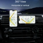 Car Magnetic Wireless Charging Cell Phone Holder With Ambient Light - Image 6