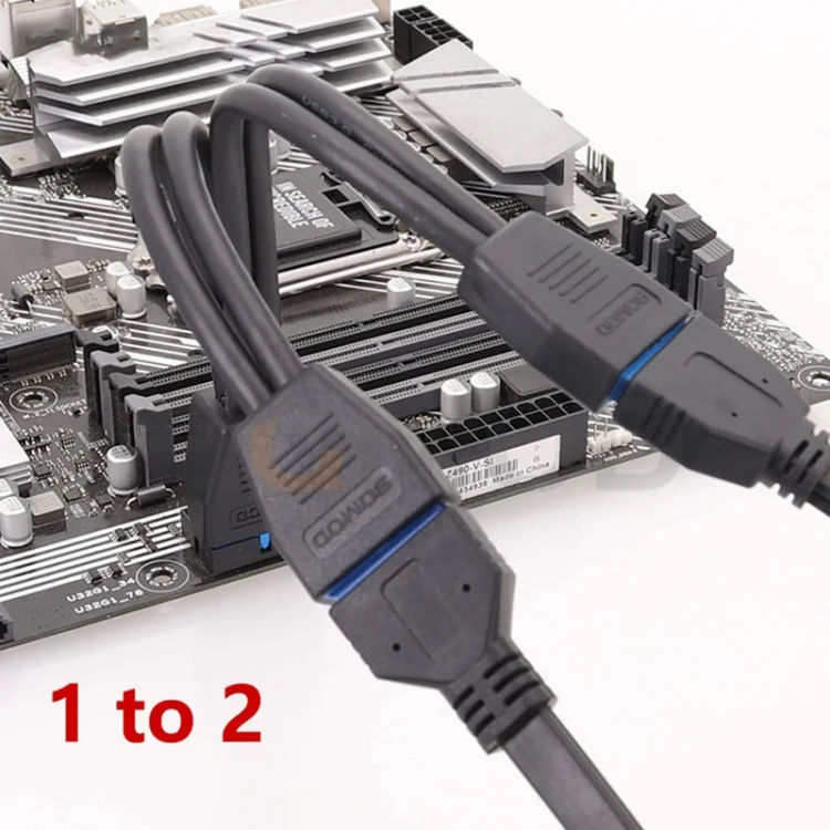 TBD06048259_B6.webp Computer Motherboard 19 Pin USB3.0 One To Two Extension Cable - Image 7
