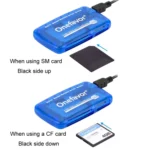 Onefavor All-In-One Card Reader Support SM / XD / SD / MMC / MS / CF Card - Image 3