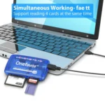 Onefavor All-In-One Card Reader Support SM / XD / SD / MMC / MS / CF Card - Image 4
