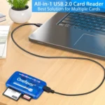 Onefavor All-In-One Card Reader Support SM / XD / SD / MMC / MS / CF Card - Image 5
