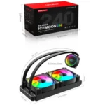 COOLMOON CM-YM-240T Digital ARGB Lens Edition Integrated Water Cooling CPU Cooler Temperature Display CPU Fan - Image 13