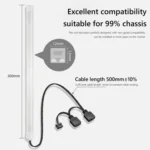 Panoramic Glow ARGB Light Bar Desktop Computer Case Interior Decorative Ambient Light - Image 9