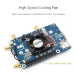 Waveshare SIM8262E-M2 5G HAT For Raspberry Pi, Quad Antennas 5G NSA, 5G/4G/3G Compatible - Image 11