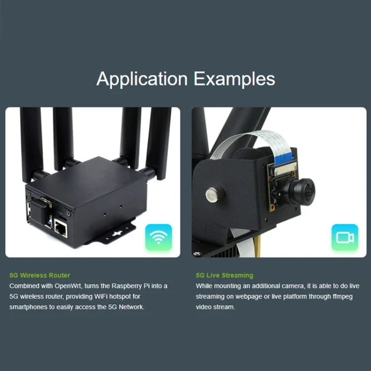 TBD06048303_B11.webp Waveshare SIM8262E-M2 5G HAT For Raspberry Pi, Quad Antennas 5G NSA, 5G/4G/3G Compatible - Image 12