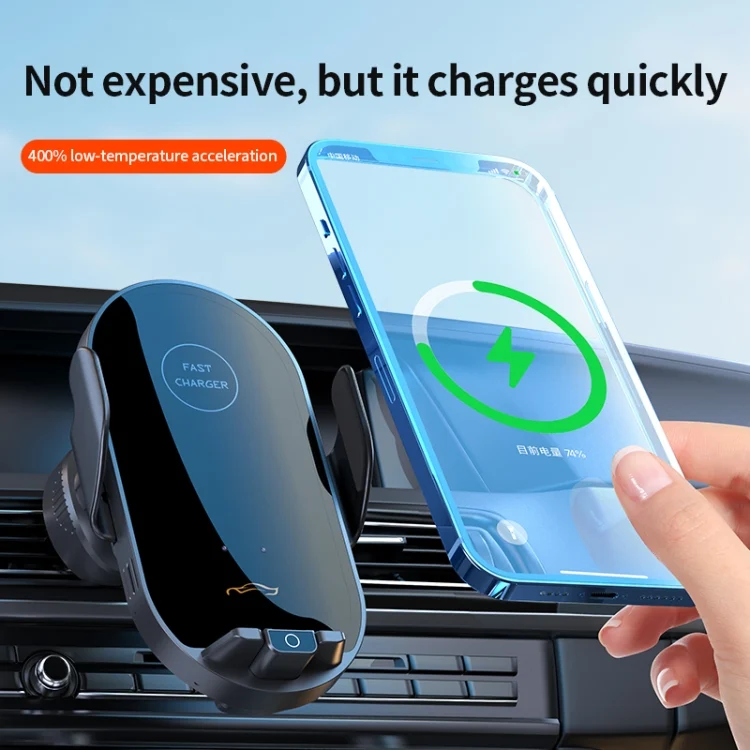 TBD06048318_B1.webp Car Air Outlet Smart Induction Wireless Charging Mobile Phone Holder - Image 2