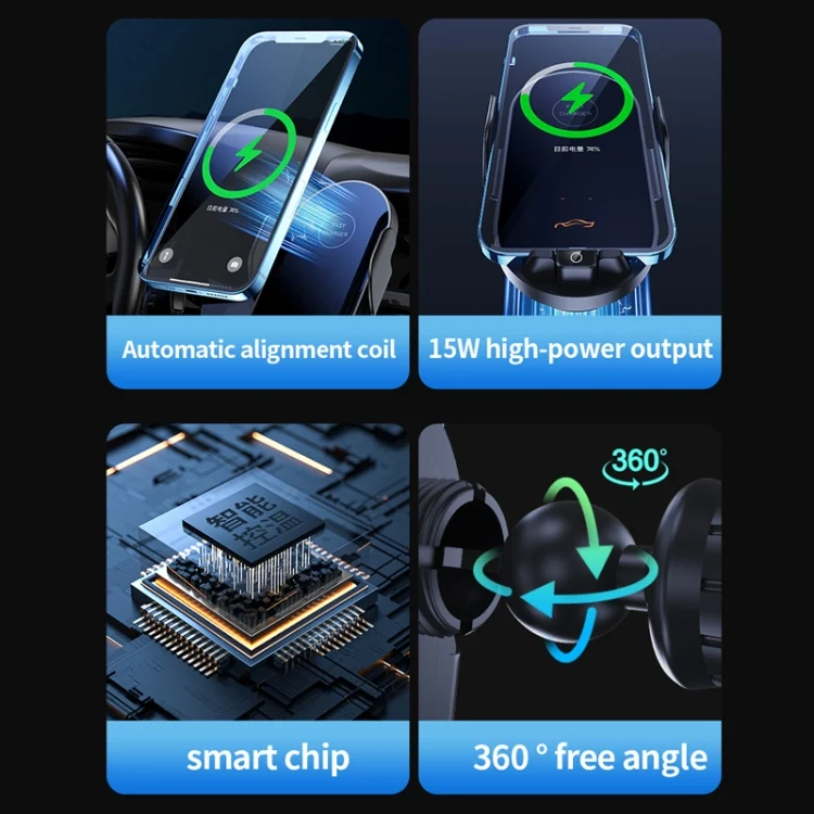 TBD06048318_B8.webp Car Air Outlet Smart Induction Wireless Charging Mobile Phone Holder - Image 9