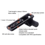 FITTEST SN-260 For Sony FE200-600 F5.6-6.3 G OSS Lens Tripod Ring Replacement Foot - Image 6