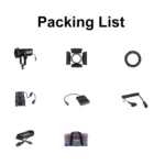 Aputure Adjustable Focus LED Photography Light Indoor Interview Video Live Fill Light - Image 11