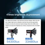 Aputure Adjustable Focus LED Photography Light Indoor Interview Video Live Fill Light - Image 3