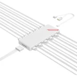 COOLMOON AM10 ARGB+PWM Dual 10 Ports Temperature Control Splitter Case Fan 5V 3Pin HUB - Image 10