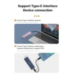 Blueendless M2815SN M.2 Dual Protocol Type-C 3.1 Mobile Hard Disk Box Laptop External SSD - Image 13