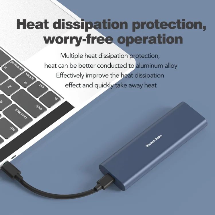 TBD06048765_B7.webp Blueendless M2815SN M.2 Dual Protocol Type-C 3.1 Mobile Hard Disk Box Laptop External SSD - Image 8
