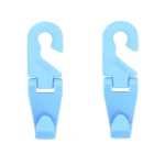2pcs Mini Car Seat Back Plastic Hook