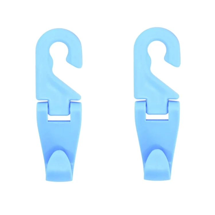 TBD0604889301A.webp 2pcs Mini Car Seat Back Plastic Hook - Image 1