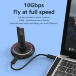 Blueendless SD03C M.2 NVMe / NGFF Dual-Protocol SSD Base With RGB Color Light - Image 5