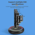 Blueendless SD03C M.2 NVMe / NGFF Dual-Protocol SSD Base With RGB Color Light - Image 9