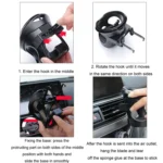 Car Cup Holder Air Conditioner Outlet Multifunctional Storage Rack - Image 9