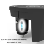 15W Car Cigarette Lighter Magnetic Wireless Charger, For Left And Right Driving - Image 3