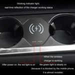 15W Car Cigarette Lighter Magnetic Wireless Charger, For Left And Right Driving - Image 7