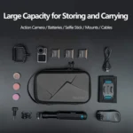 TELESIN GP-PRC-278 Sports Camera Universal Storage Bag - Image 9